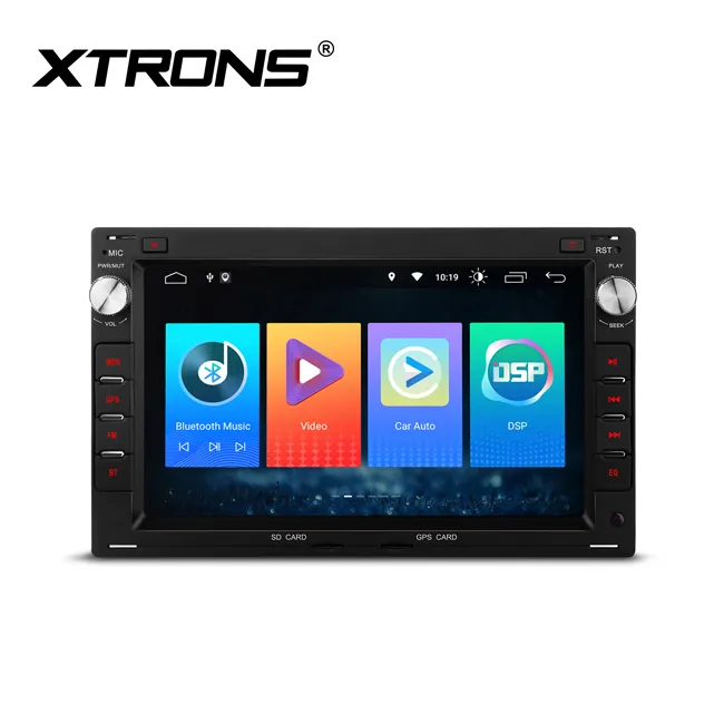 XTRONS 7 pulgadas Android som automotivo radio del coche para volkswagen transporter passat golf polo con doble canbus