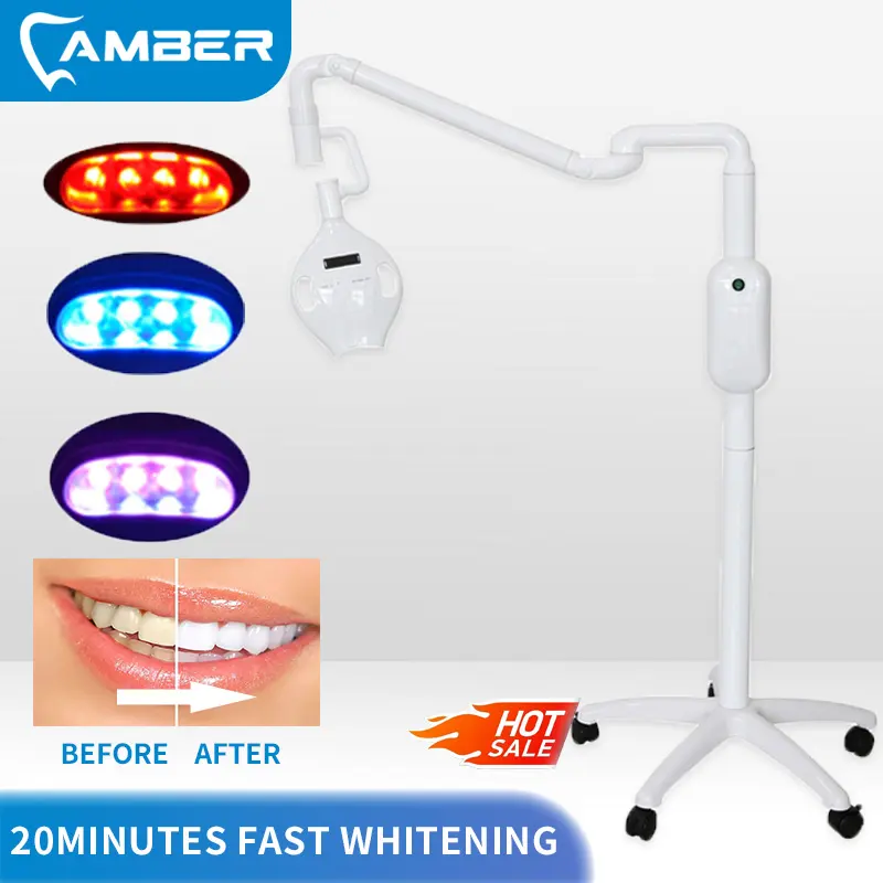 Máquina de blanqueamiento dental con luz led azul, alta calidad, blanqueador dental, lámpara de blanqueamiento dental