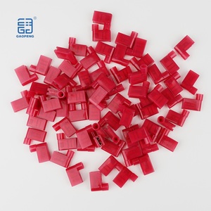 Nylon Flag Shape Connectors <strong>Block</strong> Cold Press <strong>Spring</strong> Female Fully Insulated Sheathed Straight Angled Flag Disconnect <strong>Terminals</strong> - Product Image 6