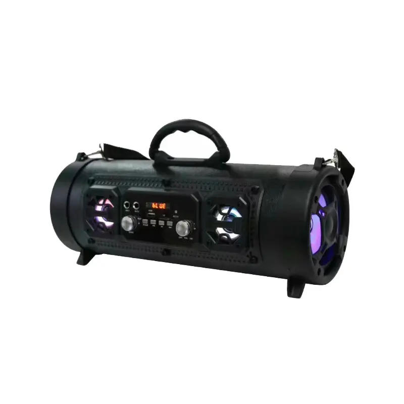 Vofull 2020 nova CH-M17 falante blue tooth sem fio, ao ar livre dança speaker com luz led/LED screen/FM/duas entradas mic //