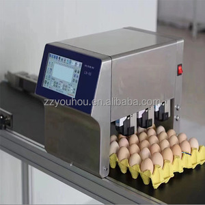 Máquina de impresión de estampado de huevos con LOGOTIPO de fecha colorida máquina de impresora de huevos de gallina con tinta comestible - Product Image 5