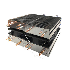 Kunden spezifische AL1100 Stamped Zipper Fin Electronic Server CPU Biegen Kupfer rohre Heat Pipes Programmierer Emulatoren Debugger