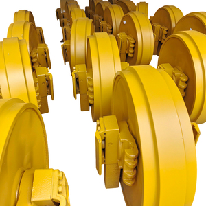 Chất lượng cao Xe ủi đất phía trước làm biếng D85A-12 d65e d11n d6r d7g theo dõi con lăn bánh xe Assy Sâu Bướm KOMATSU khung gầm - Product Image 4