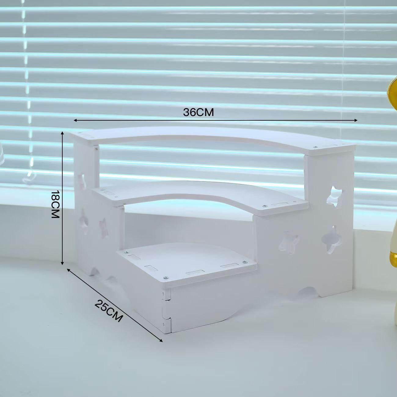 Forma de arco ampliada de tres capas.