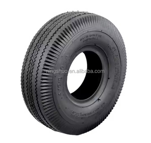 NSPM7043 10 Popular OEM 10 Inch Rubber Trolley Dolly Cart with 4.10/3.50-4 Garden Barrow <strong>Tires</strong> 4.10/3.50-4 Size for Tools - Product Image 1