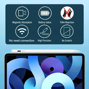 Apple iPadProタッチスクリーン用のパームリジェクション付きブルーiPadミニペンシル容量性モバイルスタイラス - Product Image 4