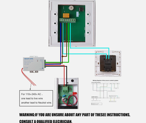 <span class=keywords><strong>Access</strong></span> <span class=keywords><strong>Control</strong></span> System Kit mit IP68 wasserdichtem elektro magnetischem Außen schloss, 1000 Benutzer tastatur, Netzteil und Ausgangs taste - Product Image 2