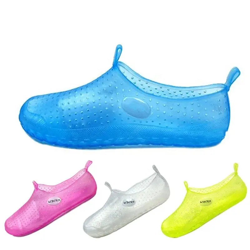 Botas de chuva de pvc com secagem rápida, sapatos para mergulho, caminhada, água, natação