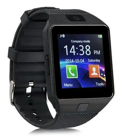 Dz09 स्मार्ट घड़ी फोन टच स्क्रीन के साथ सिम कार्ड कैमरा एंड्रॉयड स्मार्टफोन के लिए स्मार्ट घड़ी
