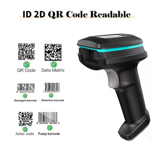 EDOOポータブル2DワイヤレスBT 2.4G QRコードリーダーUSB COMインターフェースバーコードスキャナーマシン在庫あり - Product Image 2