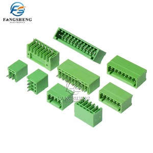 1 par 15EDG 2,54mm KF2EDG PCB conector de bloque de terminales de tornillo ángulo recto/enchufe de aguja recta enchufe de 2-12 pines - Product Image 5