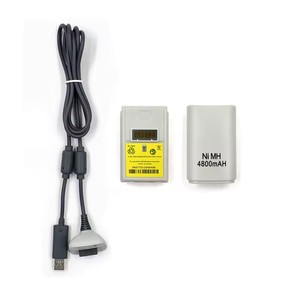 เครื่องชาร์จแบตเตอรี่3 in 1, สำหรับ Xbox 360จอยคอนโทรลเลอร์ชุดแบตเตอรี่แบบชาร์จไฟได้สำหรับ Xbox 360 - Product Image 2