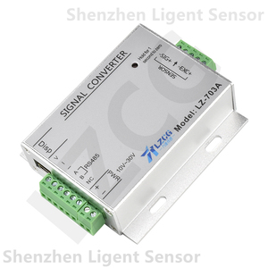 Amplificador de Sensor de fuerza de aluminio de un solo canal, salida de instrumento RS485/RS232 0 ~ 20mA/0 ~ 10V, transmisor analógico de señal Digital - Product Image 3