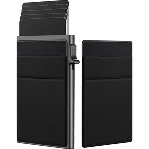 OEM Manufacture <strong>ODM</strong> <strong>Produce</strong> Custom RFID Blocking Credit Card Holder Metal Wallet with Money Clip for Lasering Engraved - Product Image 5
