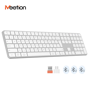 Meetion Ikey K230 Wireless Charging <strong>Keyboard</strong> for Magic <strong>Keyboard</strong> <strong>with</strong> <strong>bluetooth</strong> and <strong>Numeric</strong> <strong>Keypad</strong> for Mac