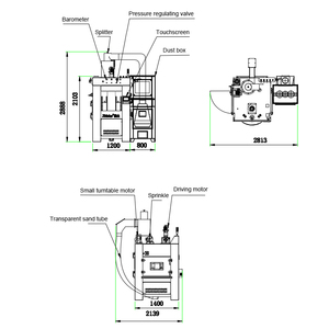 Auto <strong>Rotary</strong> <strong>Table</strong> <strong>Sand</strong> <strong>Blasting</strong> Cabinet Machine Sandblaster