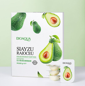 BIOAQUA seti shea özü özü anti-aging doğal cilt bakımı nemlendirici gözenekleri küçültmek uyku yüz maskesi toptan - Product Image 2