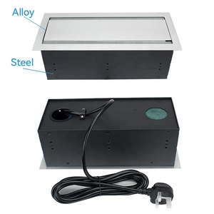 multifunktionale schreibtisch-kabel-stromkasten schreibtisch eingebaute eingebaute steckdosen steckdosen mit doppelseitiger klappabdeckung - Product Image 3