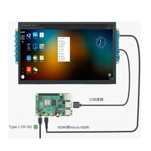 Raspberry Pi compatibile 1024x600 modulo Display da 10.1 pollici pannello capacitivo resistivo Monitor LCD da 10 "Touch Screen LCD da 10 pollici - Product Image 3