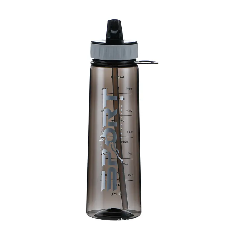 Taza espacial de gran capacidad para Fitness, botella de agua deportiva creativa transparente para estudiantes, taza de plástico para regalo
