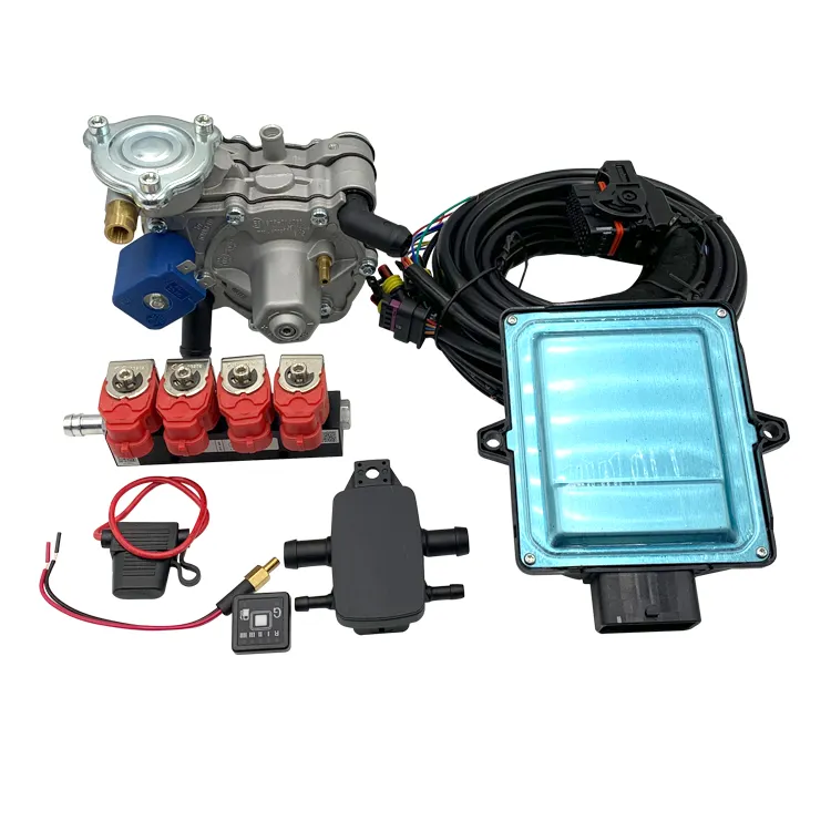 Perlengkapan Gas RC Injeksi Bahan Bakar 4 6 8 Silinder Cng Otomatis Kit Konversi Lpg untuk Mobil Sepeda Motor