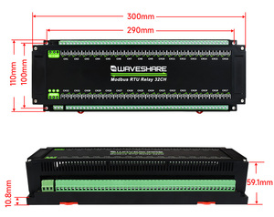 <strong>Modbus</strong> RTU <strong>Relay</strong> 32CH Waveshare <strong>Relay</strong> <strong>Module</strong> RS485 Interface With Multiple Isolation Protection Circuits - Product Image 3