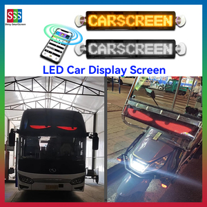 Affichage LED personnalisé de haute qualité, connexion Bluetooth HD, projection, étanche, pare-brise arrière, pare-brise avant, publicité sur le toit, pour taxi - Product Image 3