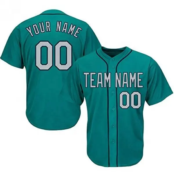 カスタム野球ジャージーパーソナライズされた印刷されたチーム名番号カスタマイズシャツ男性用スポーツユニフォーム