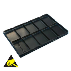 Offerta speciale nero antistatico supporto Gel scatole custodia polvere contenitore Esd scatola trasparente