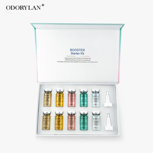 Toptan yüz Anti Aging C vitamini beyazlatmak aydınlatmak gözenekleri en aza indirmek solmaya hatları kırışıklıklar cilt elastisite yüz Serum Set Restore - Product Image 5