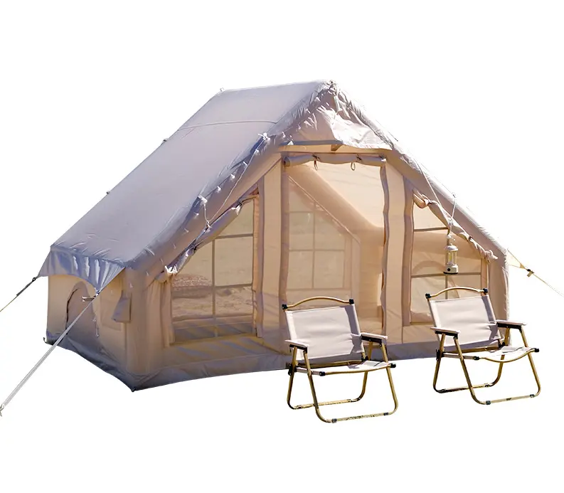 Nuevo diseño, carpas inflables de tela Oxford de nailon, impermeables, para acampar al aire libre, carpas de techo de ocio