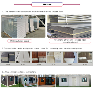 เหล็ก 20Ft 40Ft มือถือสําเร็จรูปบ้าน 2 3 4 5 ห้องนอนแบบพับได้ขยายมินิคอนเทนเนอร์บ้านสําเร็จรูปหรูหรา Villa - Product Image 6