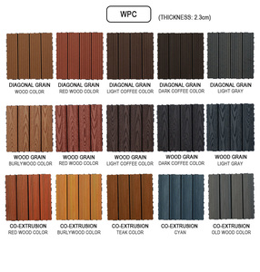 30*30*2.3cm Hạt gỗ màu xám đen PP nhựa lồng vào nhau thể thao ngoài trời sàn gạch nối sàn cho sân thượng sân - Product Image 5