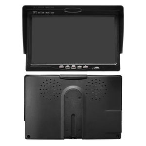 Monitor de coche VGA de 7 pulgadas, línea de regla inversa, entrada de vídeo de 2 canales, pantalla IPS de 1024*600, cámara de respaldo, Ayuda de marcha atrás, Android, 1 año - Product Image 3
