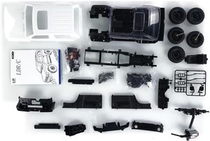 Dwi Dowellin 4WD 1/14 4X4 kablosuz kumanda Off-Road araçlar RC paletli araç modeli ışık sistemi Motor Servo ESC (boyasız kitleri) - Product Image 2