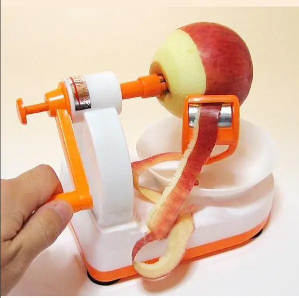 CL496 çok fonksiyonlu manuel meyve patates soyma makinesi mutfak gereçleri el krank kırpma meyve soyucu elma soyucu