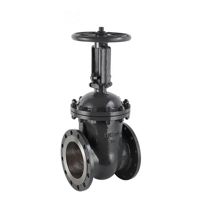 Grosir DN200 Carbon Steel Flange Manual Gate Valve DN150-DN400 6-16 Inci