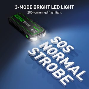 Utrai 12v跳跃启动器电源组3000A峰值电流发光二极管灯跳跃启动装置助推器ODM汽车电池工厂 - Product Image 6