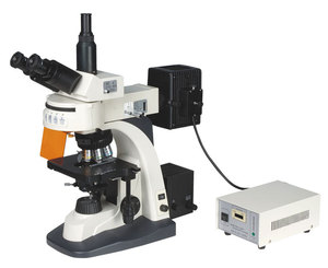 XYL-606 Epi-floresan trinoküler LED floresan mikroskop, uzun çalışma mesafesi planı renksiz - Product Image 1