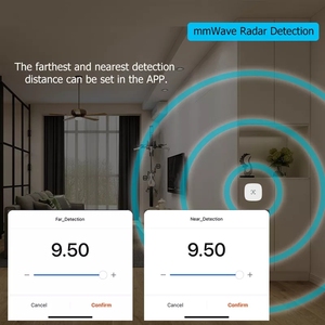 <strong>ZigBee</strong> Wifi MmWave Human Presence Motion <strong>Sensor</strong> With Luminance/Distance <strong>Detection</strong> 5/110/220V Tuya Smart Life Home Automation - Product Image 6
