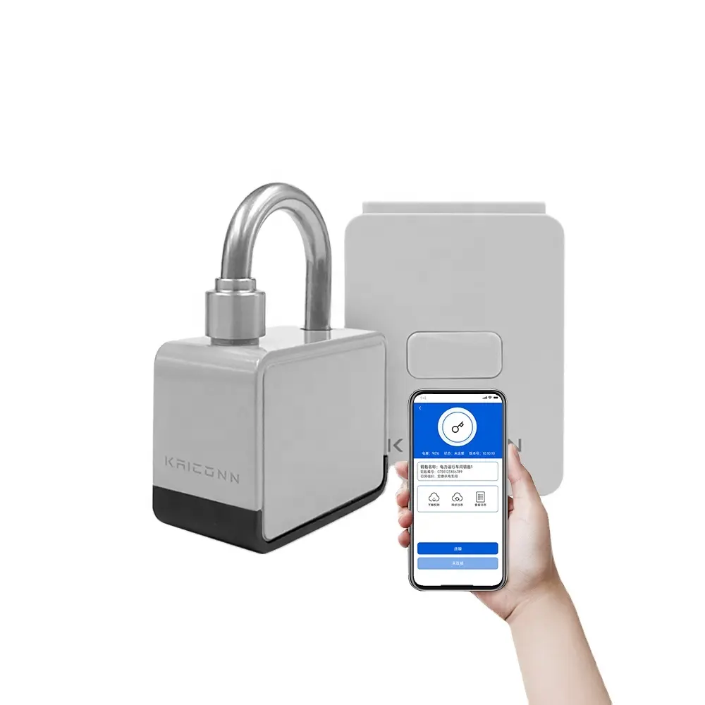 Cadeado inteligente sem bateria NFC com App iLOQ cadeado digital NFC remoto App AuthorizSmart cadeado para serviços de transporte