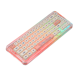 B67 Three Mode Mechanical <strong>Keyboard</strong> RGB Hot-swappable <strong>Keyboard</strong> with Transparent MDA High Sublimation Keycap for Gaming Office - Product Image 6