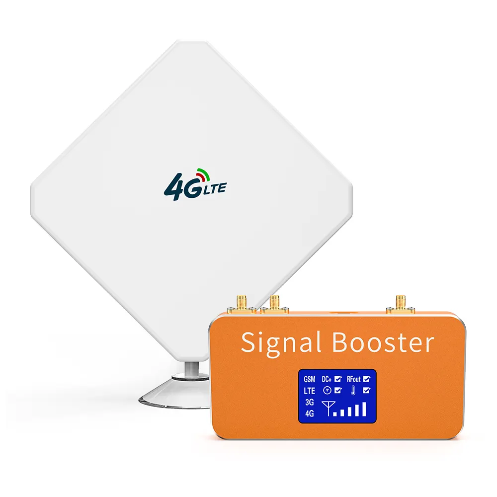 Amplificateur 2G Lte 35dbi, 698-2700mhz, répéteur de Signal, avec double connecteur, antenne sma mâle, 3g/4g LTE/ts9