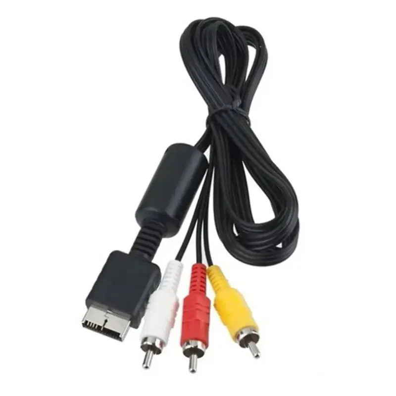 Câble de Conversion AV 1.8m Audio Vidéo Vers 5 RCA Câble AV Câble TV Vidéo Pour PS2/PS3 PS Game TV