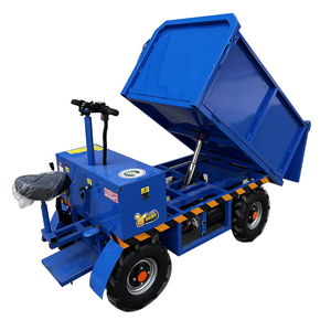 Electric Four-wheeled Flatbed Transport Cart Suitable for Warehouse Logistics <strong>Company</strong> Factory Cargo Transportation - Product Image 4