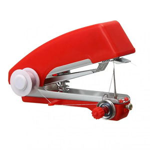 Basit operasyon dikiş bezi kumaş kullanışlı iğne taşınabilir Mini manuel dikiş terzi makinesi - Product Image 1