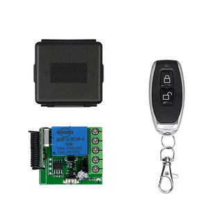433 MHz telecomando Wireless automatico DC 12V 10A 1CH ricevitore relè trasmettitore fisso codice per il motore del cancello del Garage
