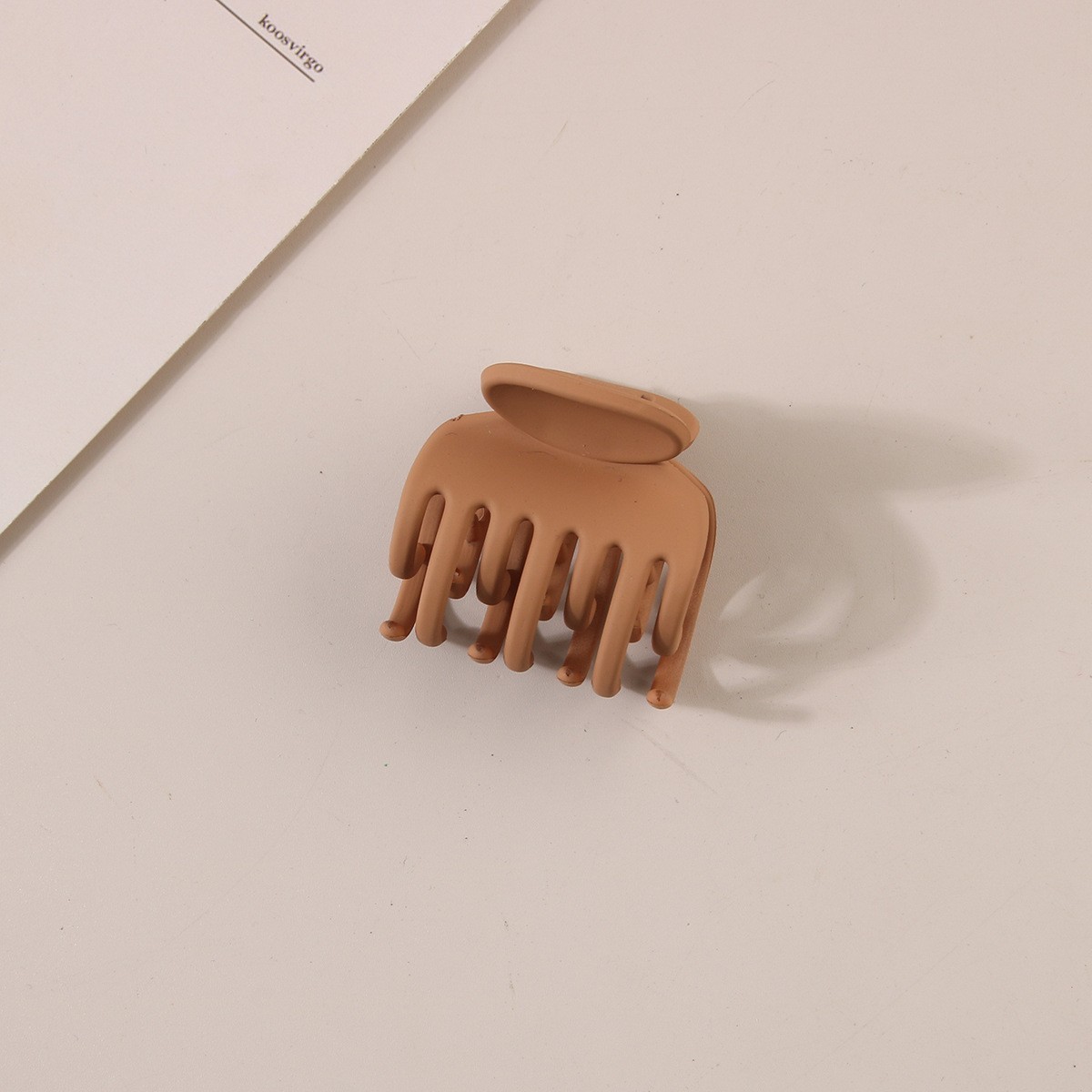4cm-Double-Couche-Griffe-Kaki-Foncé