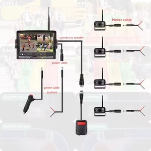 AHD 720P sistema de cámara de respaldo inalámbrico RV Monitor DVR de 7 "para camión remolque Camper respaldo de coche inalámbrico 4 cámaras cámara de visión trasera - Product Image 5