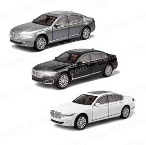 1:24 7 Series 760Li Unisex Alloy Die-Cast <strong>Model</strong> Toy Car Sound Light &amp; Pullback Feature with Open Doors - Product Image 1